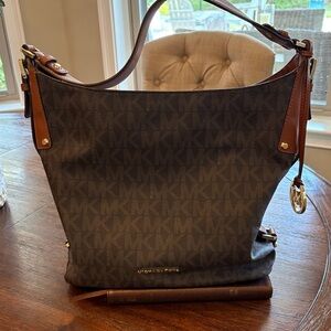 Michael Kors Dark Brown Monogram handbag